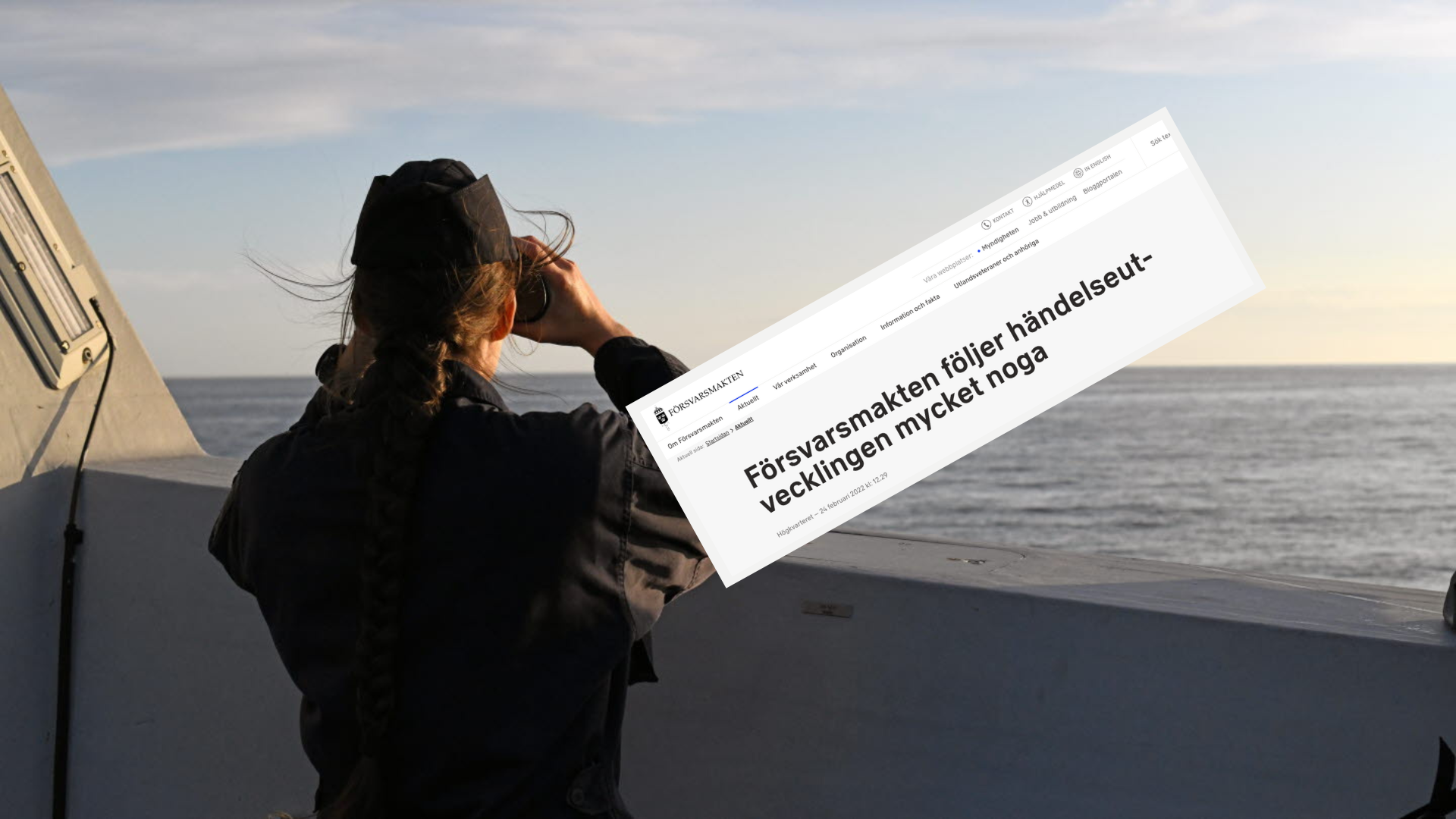أكتر أخبار السويد القوات المسلحة في السويد تعدّل "جملة حساسة" على موقعها الإلكتروني 